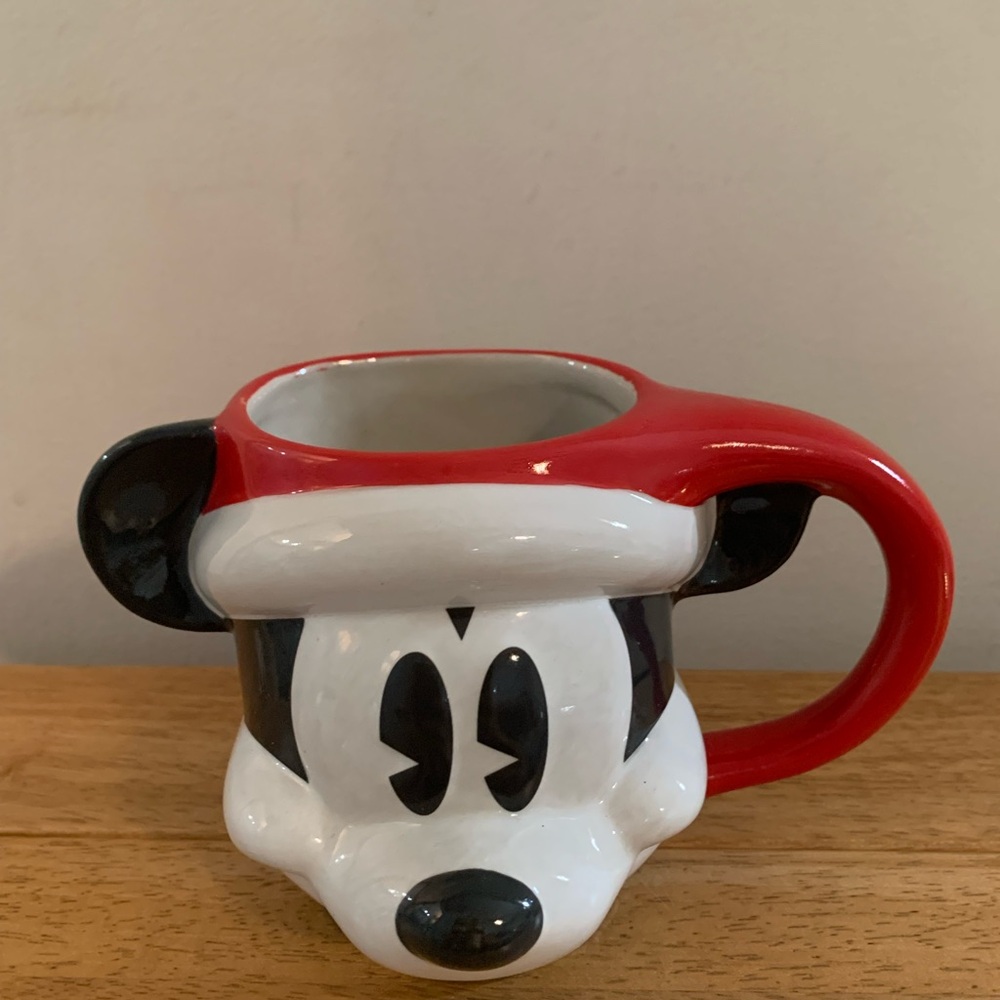 Disney Parks Christmas Mickey Mouse Figural Mug NEW - Picture 2 of 7